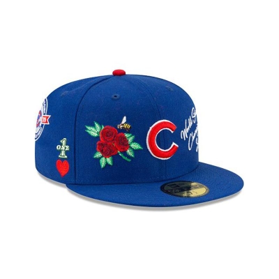 Sapca New Era Chicago Cubs MLB Icon 59FIFTY Fitted - Albastri